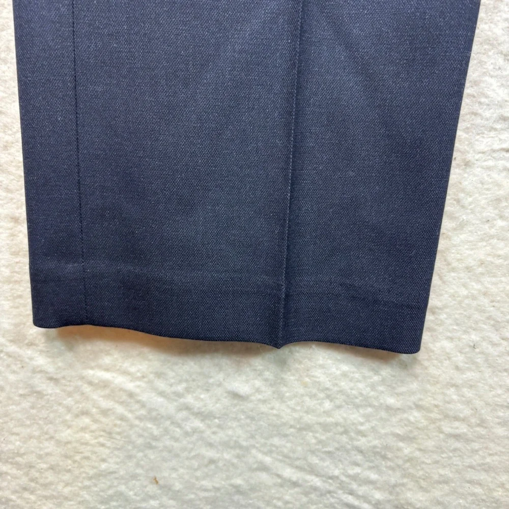 Kenneth Cole Reaction Men Navy Dress 30x32‎ Flat Front Stretch Trousers #k34